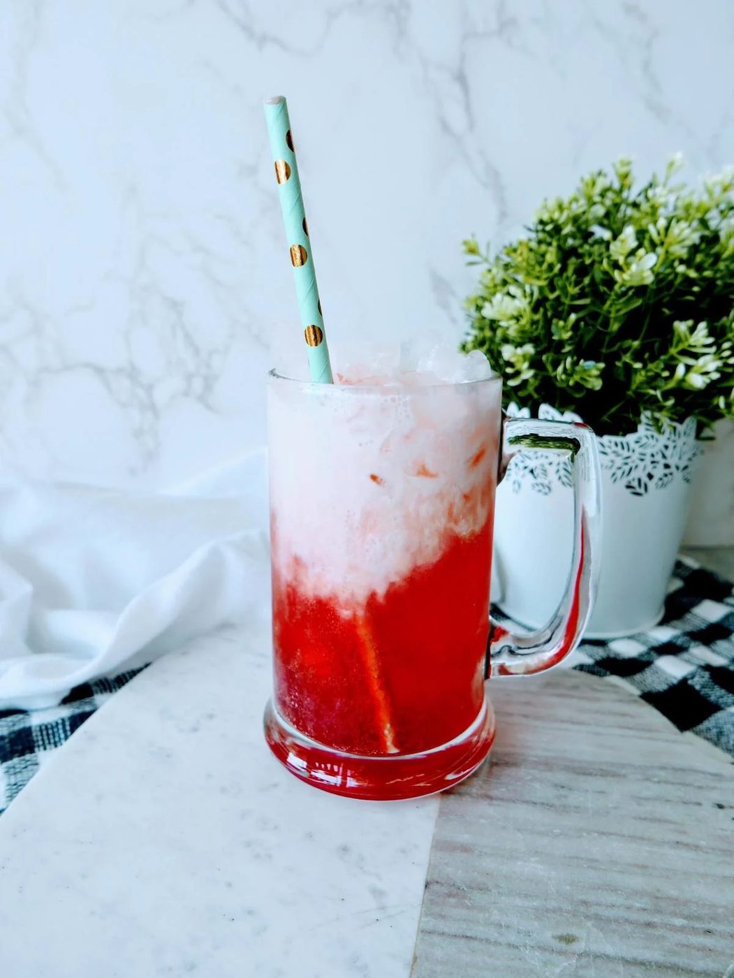 Raspberry Italian Soda With Cream 2
