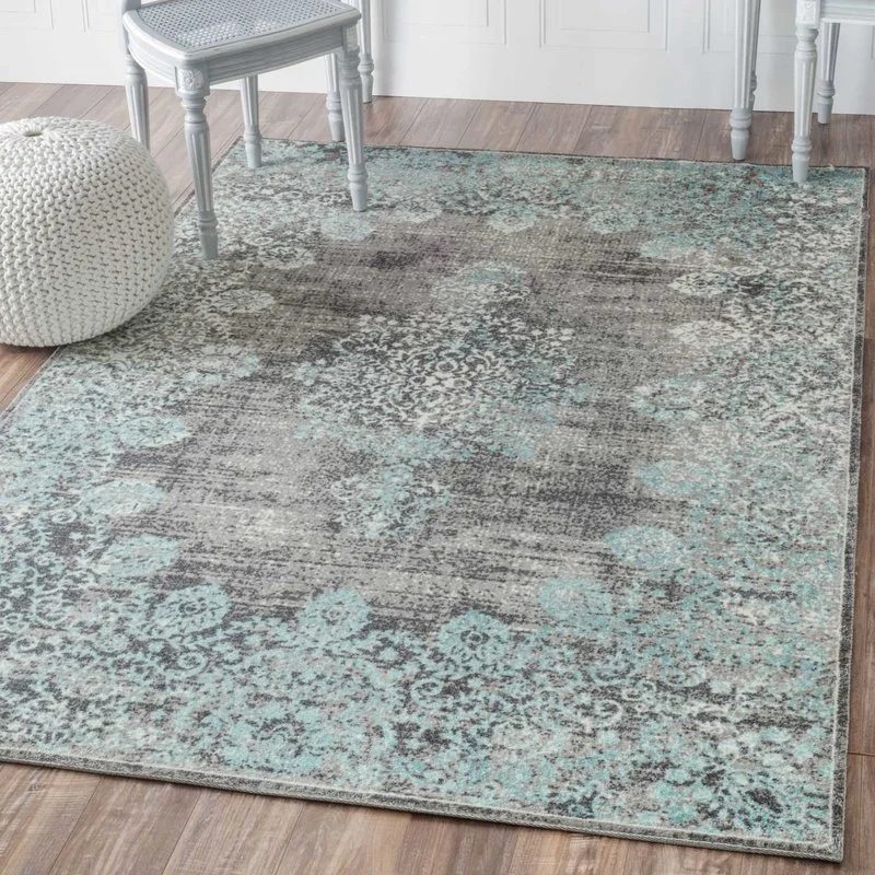 Mistana David Blue Area Rug