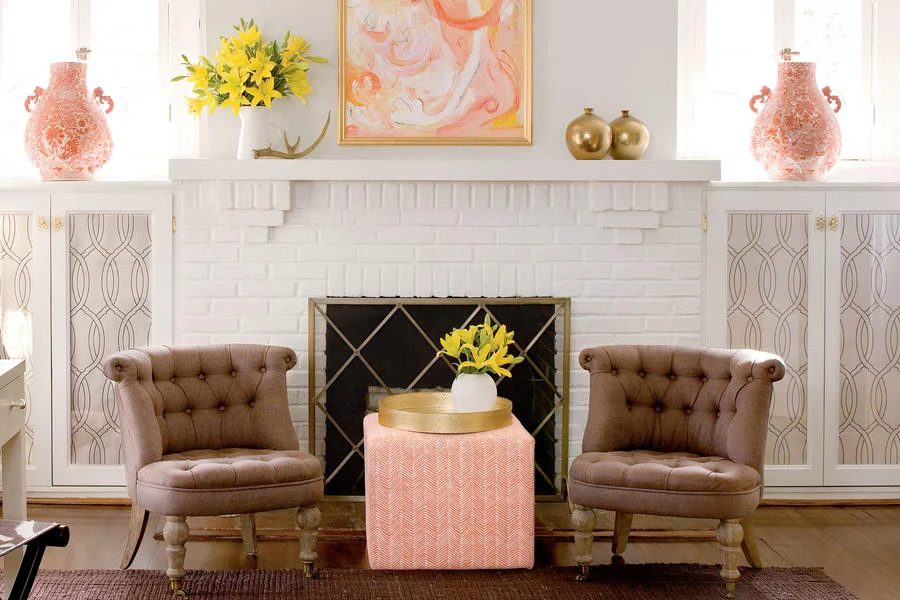 Brick Fireplace Facelift