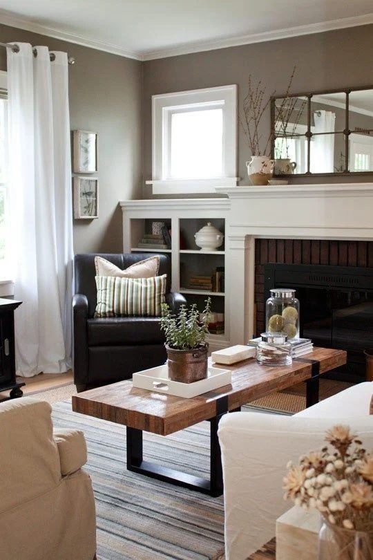 Brick Fireplace Facelift