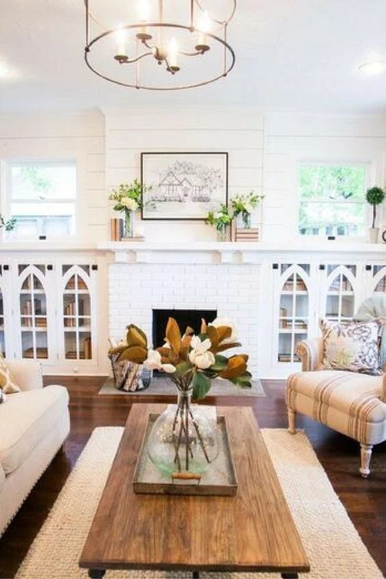 Brick Fireplace Facelift