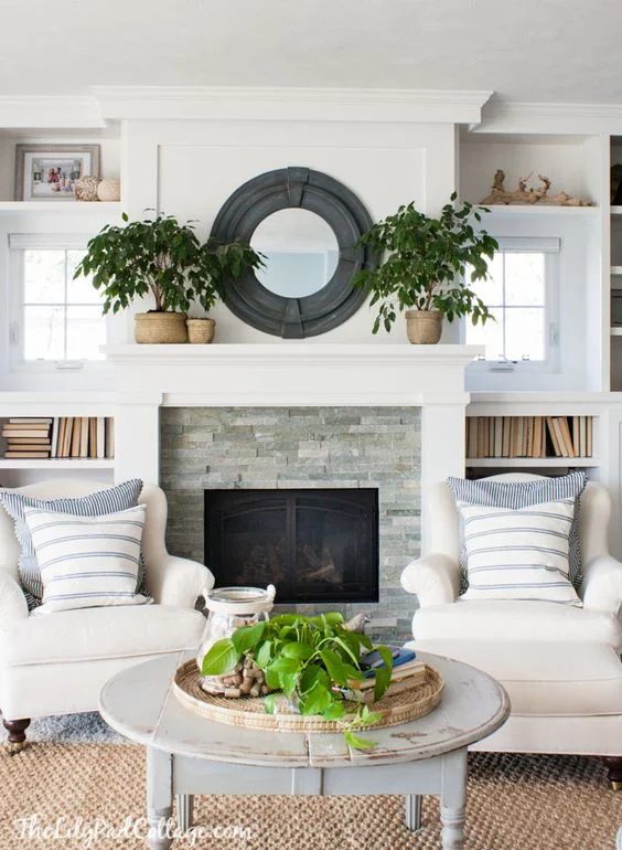 Brick Fireplace Facelift
