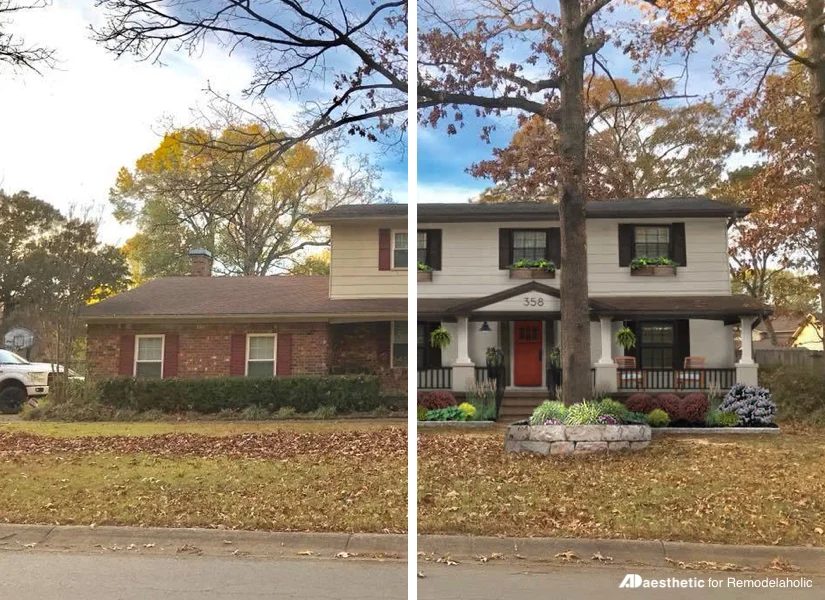Real Life Rooms: Colonial Porch Curb Appeal