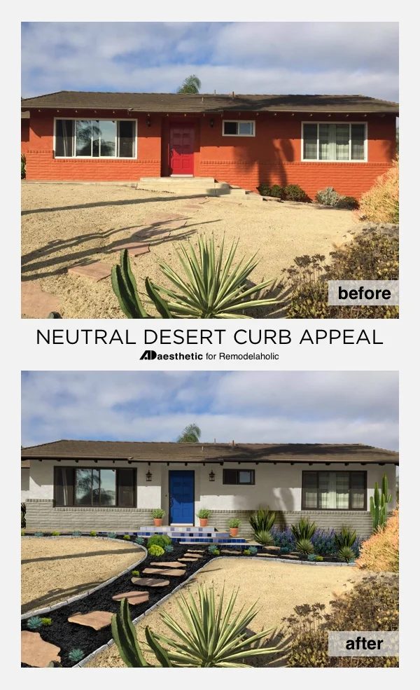 neutral southwest curb appeal