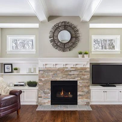 Fireplace Built-in Shelving Inspiration