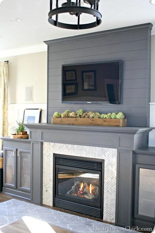 Fireplace Built-in Shelving Inspiration