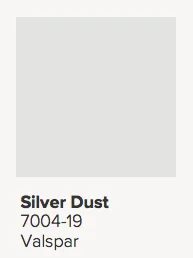 Valspar Silver Dust Paint Color