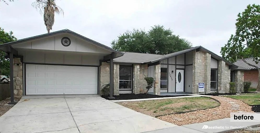 Mid-Century Modern Curb Appeal | Virtual Makeover by AD Aesthetic on Bekob.com