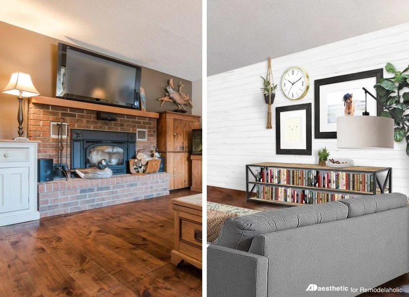 Real Life Rooms: A Modern Country Living Room Makeover