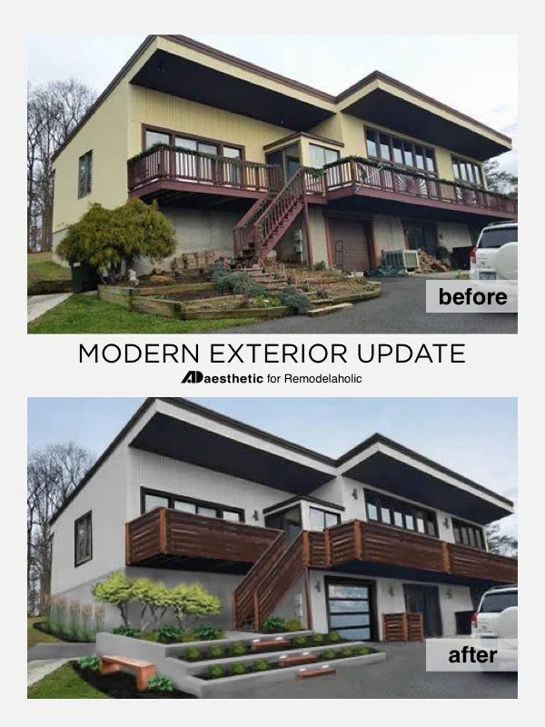 Update your home's modern exterior with these striking curb appeal options