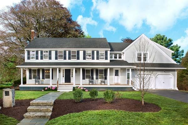 Adding curb appeal to a two story home