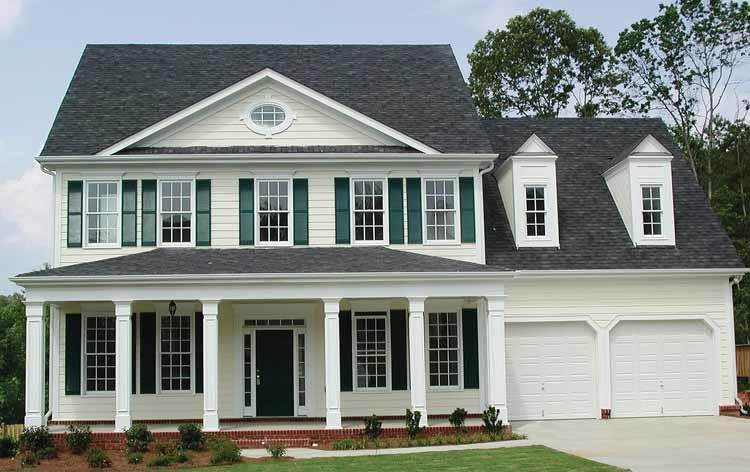 Adding curb appeal to a two story home