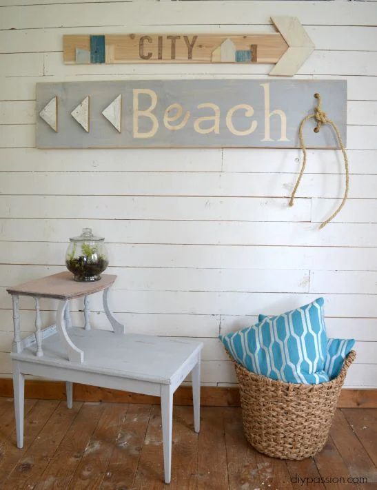 painted scrap wood signs Handmade Passion