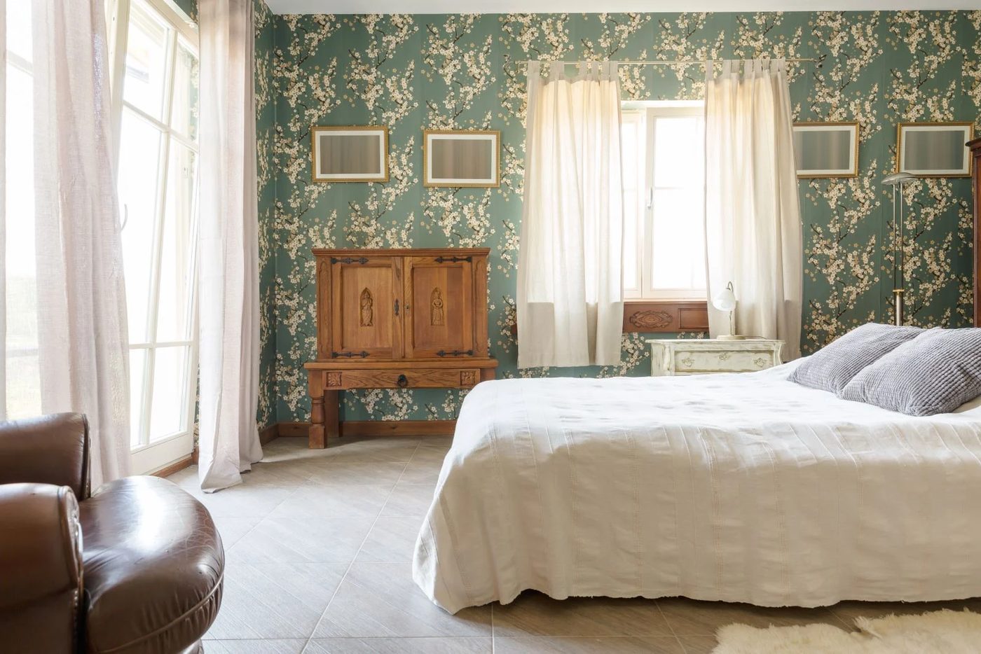 Flower Wallpaper Bedroom 4 SS