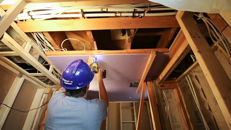Installing Water-Resistant Bathroom Drywall and Cement Board for Tile Walls in a Jack-and-Jill Basement Bathroom @Bekob