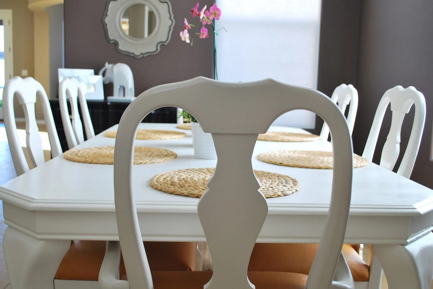 Refinished Dining Room Table and Chair Re-upholstery walkthrough (24)