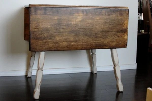 Refinished Drop-Leaf Table