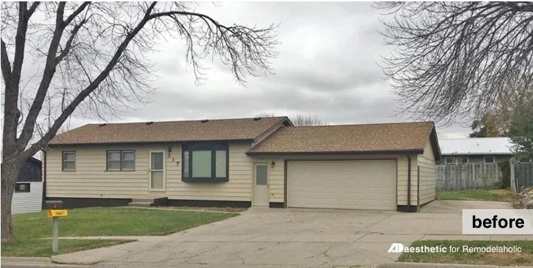 Before | Reimagined Ranch Exterior and Curb Appeal options