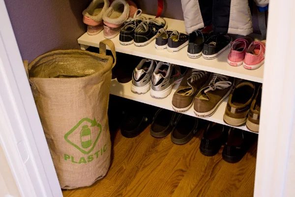 Reinterpreting the Hall Closet to a Mini Mudroom