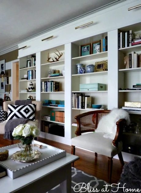 library wall, bliss at home