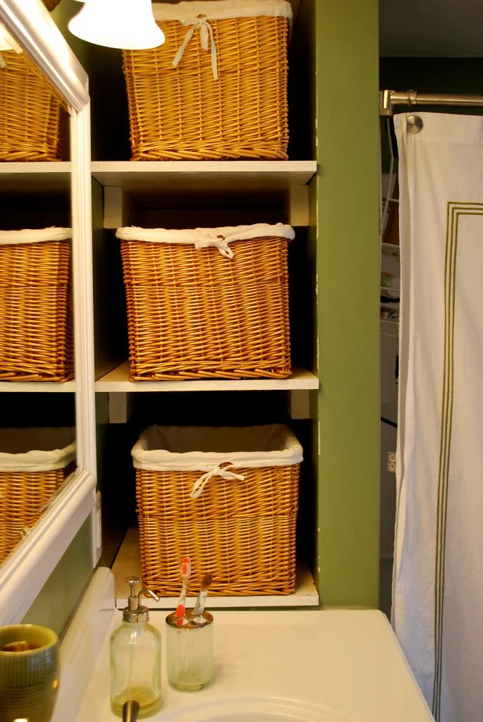 8 Bedroom to bathroom transformation, bathroom organization, by Newly Woodwards featured on @Bekob.com