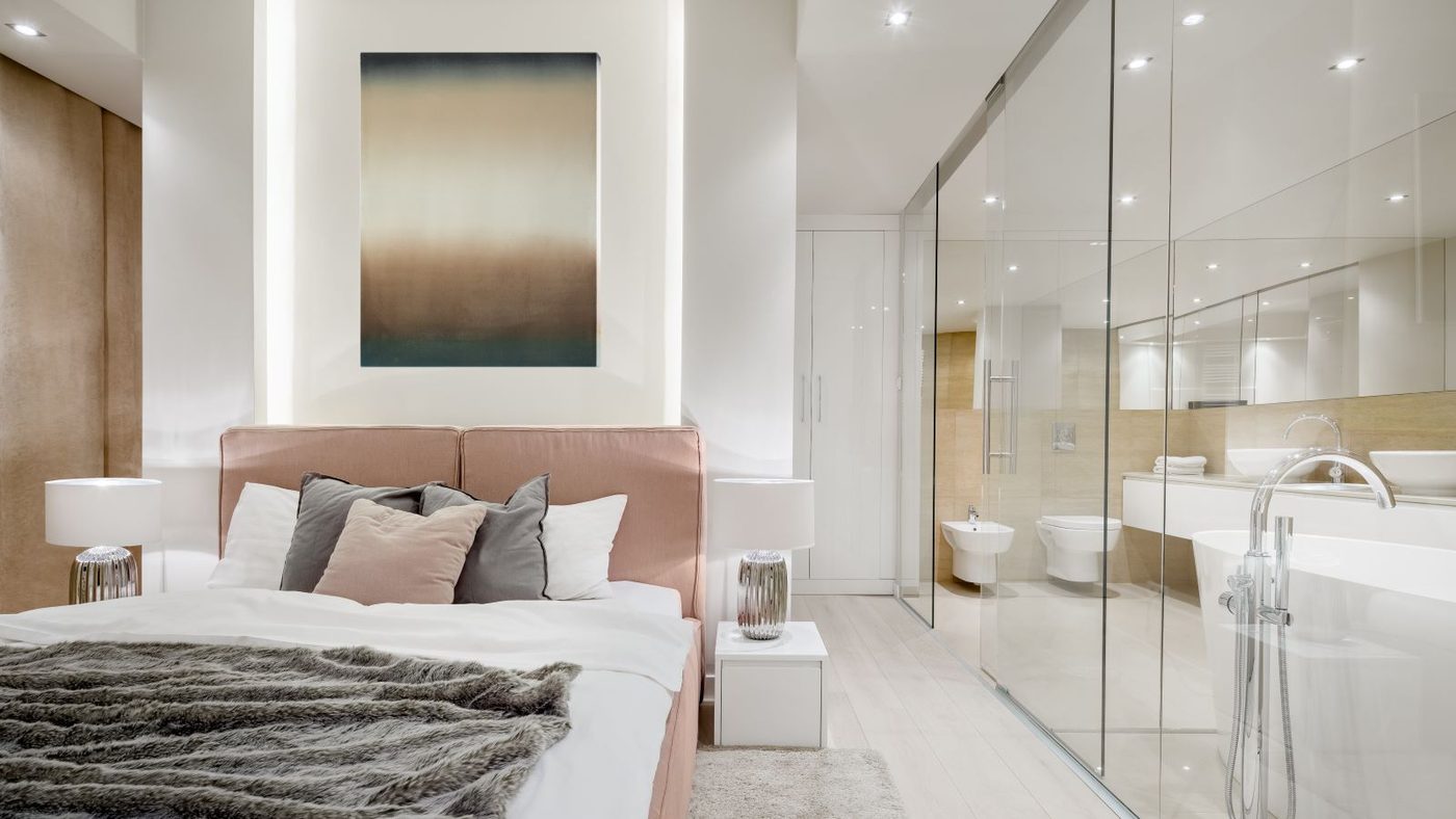 No Door Between Badroom And Bathroom