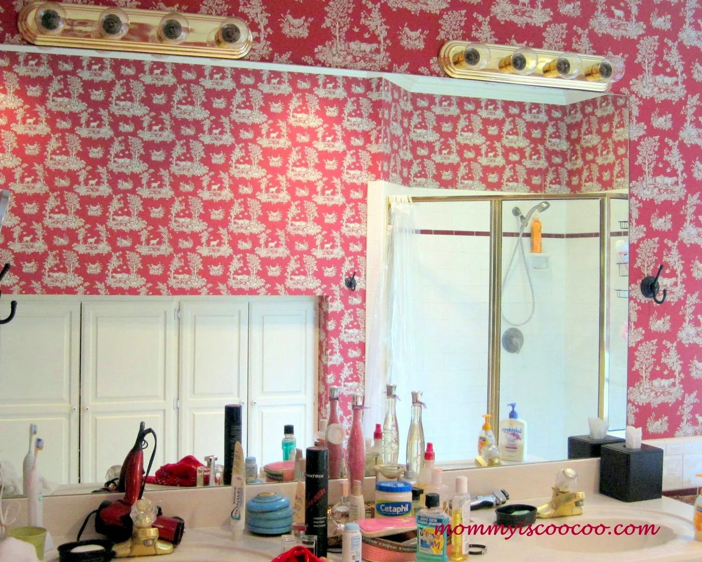 how to remove a large vanity mirror, Mommy is Coocoo on Bekob