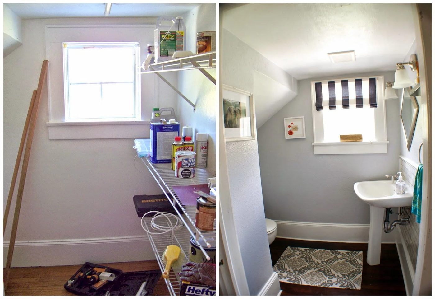 complete bathroom remodel before and after, Seesaws and Sawhorses on Bekob