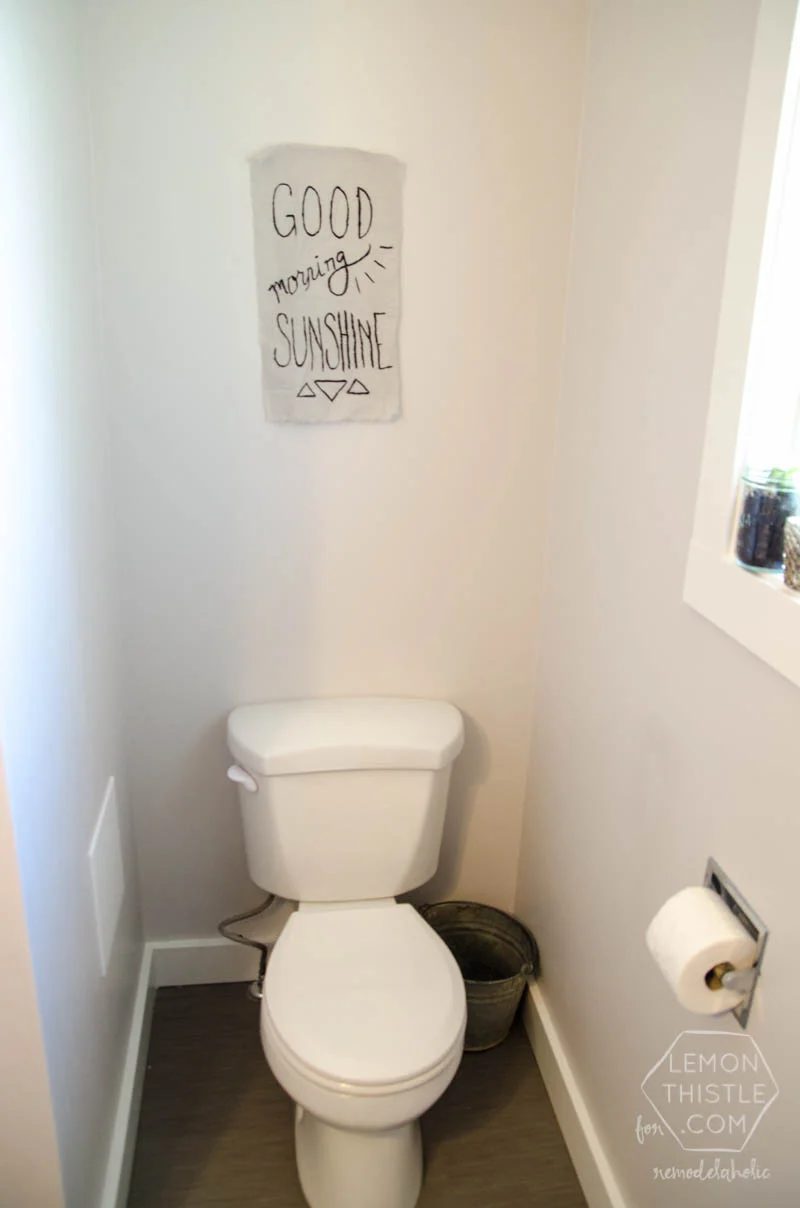 Handmade Bathroom Remodel on a modest-cost (and thoughts on renovating in phases)