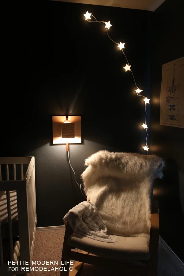 Make this industrial modern, apartment friendly Handmade wall sconce with the simplest of materials!