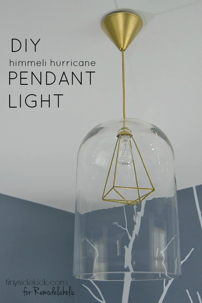 handmade himmeli hurricane pendant light