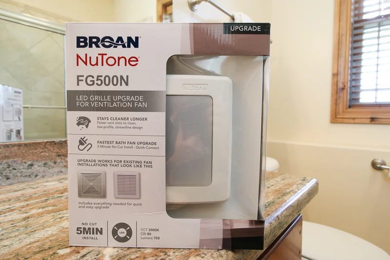 Broan FG500N LED upgrade for ventilation fan