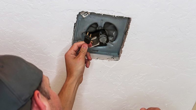 Broan FG500N LED upgrade for ventilation fan type of plug needed to upgrade easily