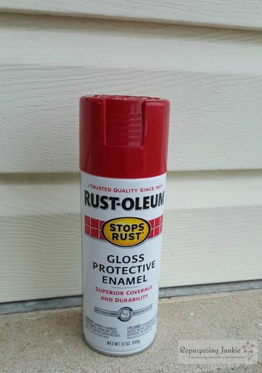 6 Gloss Red for decorative airplane from junked items, by Repurposing Junkie featured on @Bekob