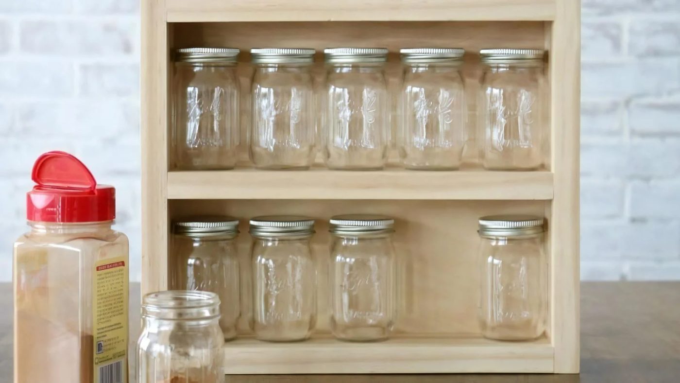 11aMini Canning Jar Spice Rack option