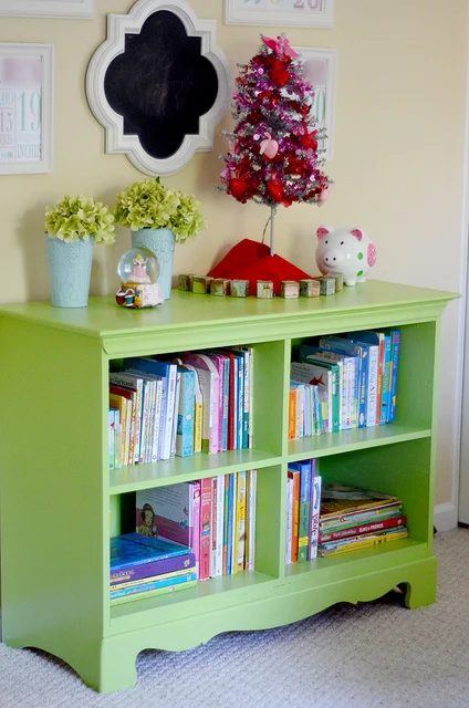 repurposed dresser to child's bookshelf, Yankee Drawl