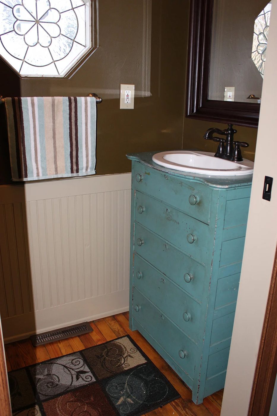 repurposed dresser to bath vanity, More Than 2