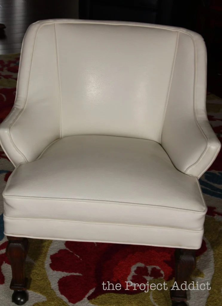 restore a leather chair - an straightforward Handmade, The Project Addict featured on Bekob