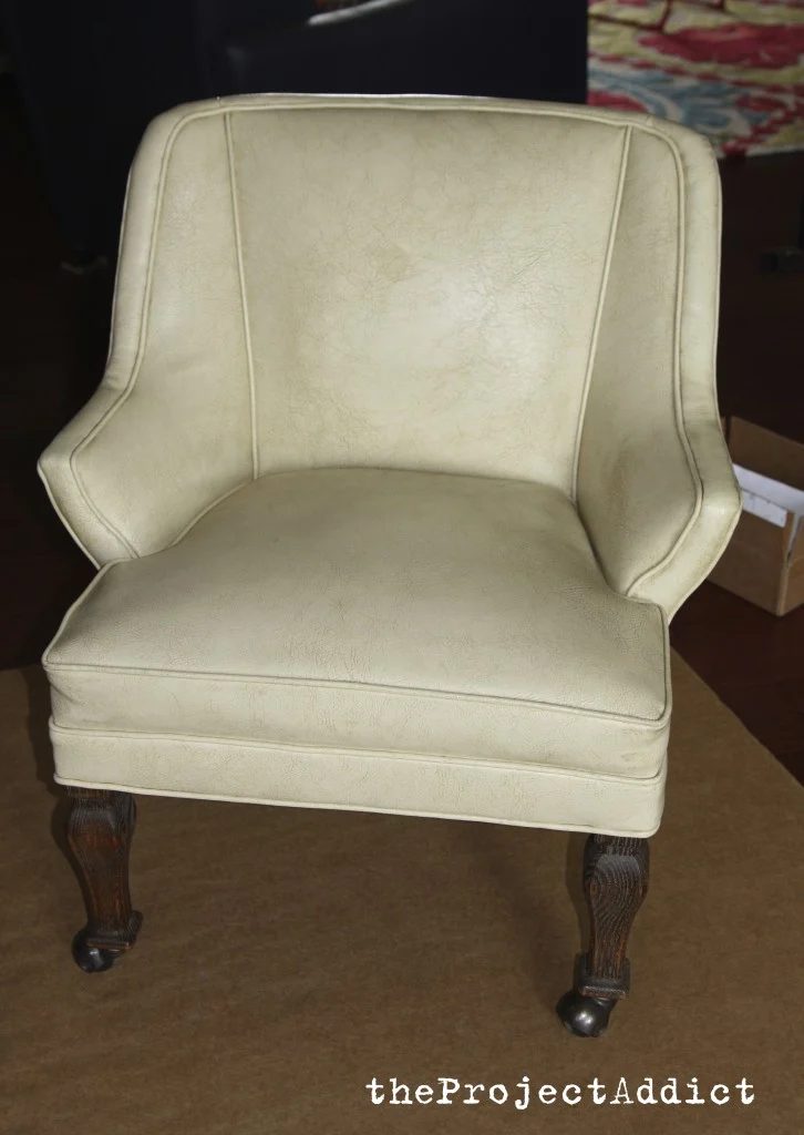 How to Restore A Leather Chair, The Project Addict featured on Bekob