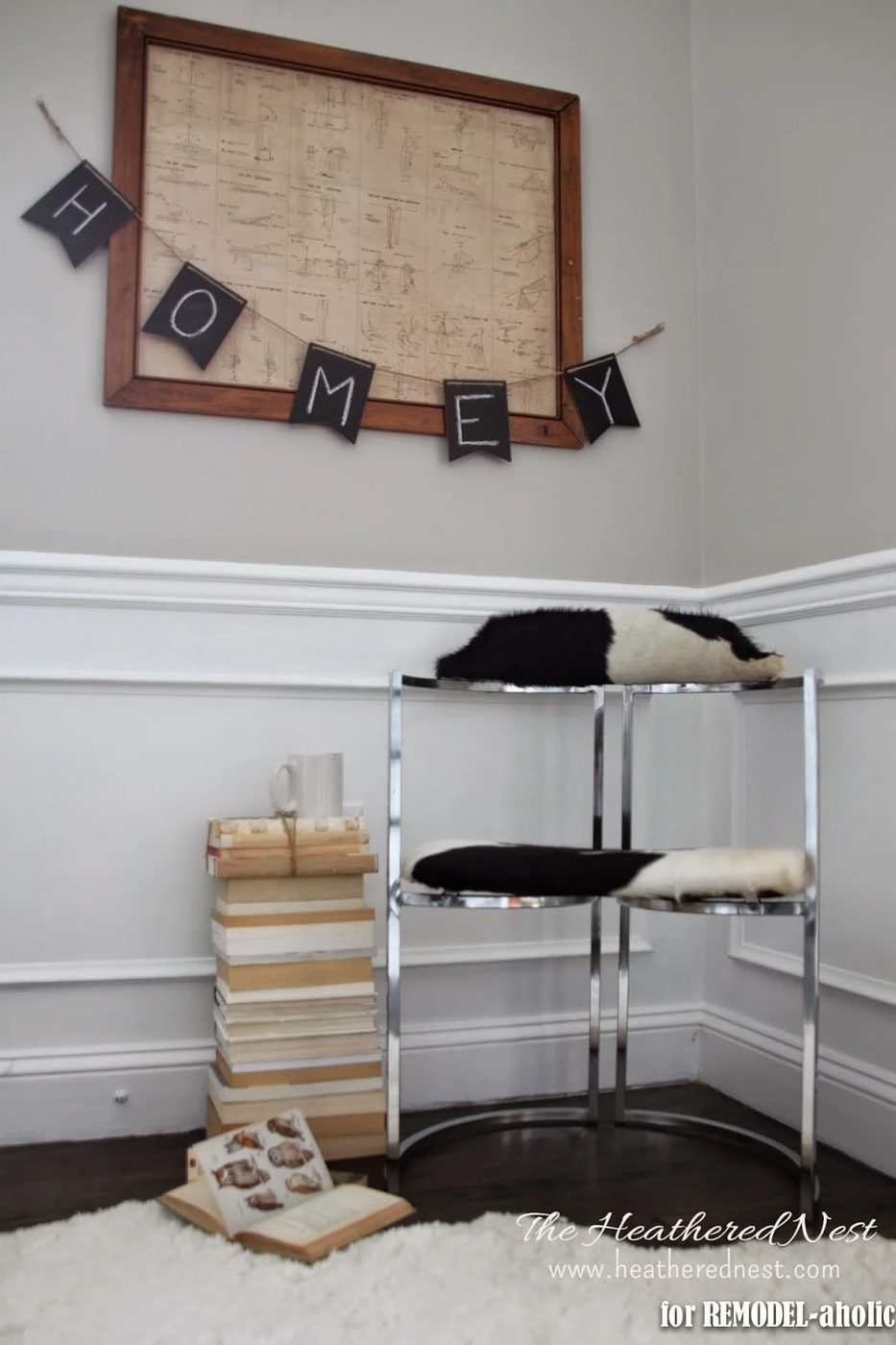 Update an old rusty chair by The Heathered Nest featured on @Bekob