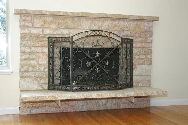 Restoring A Painted Stone Fireplace