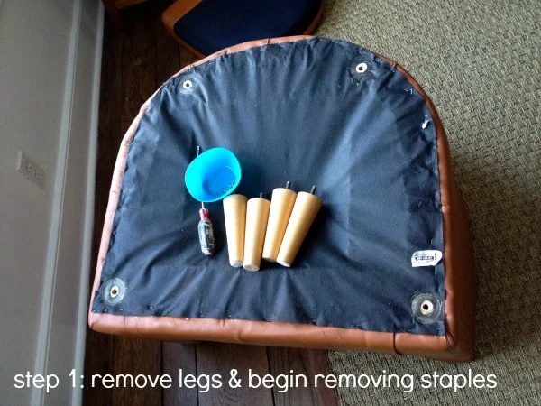 tub chair step 1