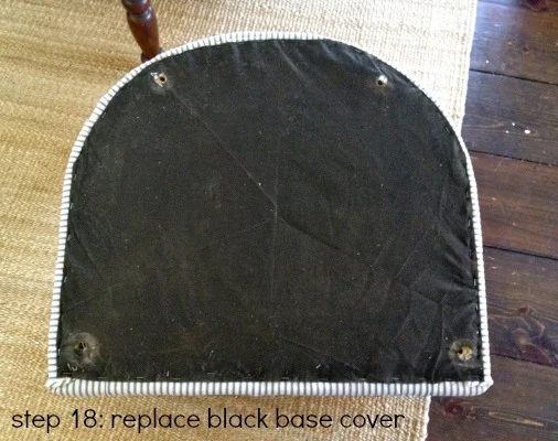 tub chair step 18