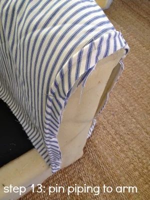 tub chair step 13