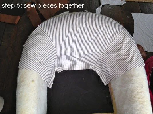 tub chair step 6