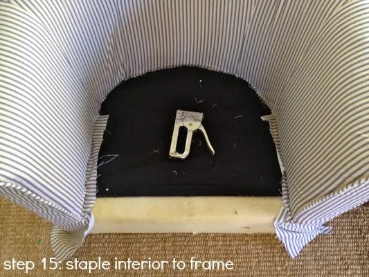 tub chair step 15
