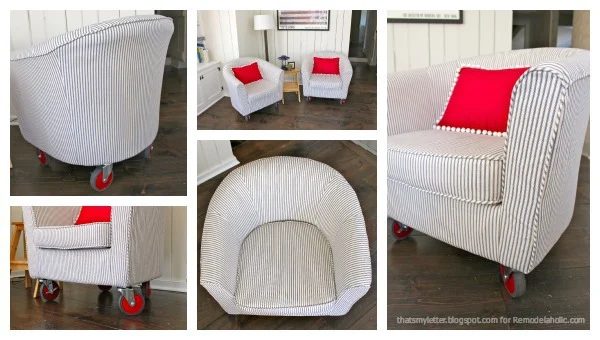 tub chair collage
