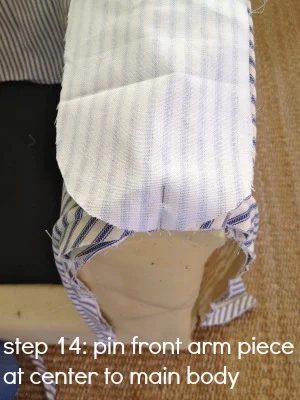 tub chair step 14