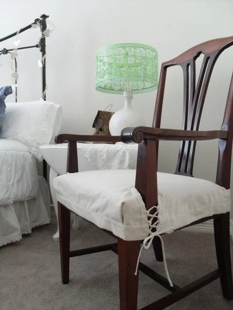 Slipcovered-chair-lingerie-inspired