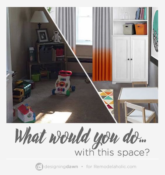 Some basic but useful storage concepts can turn a cluttered playroom into a kid-friendly but tidy space! See what options Dawn gave this reader to make over her play room.